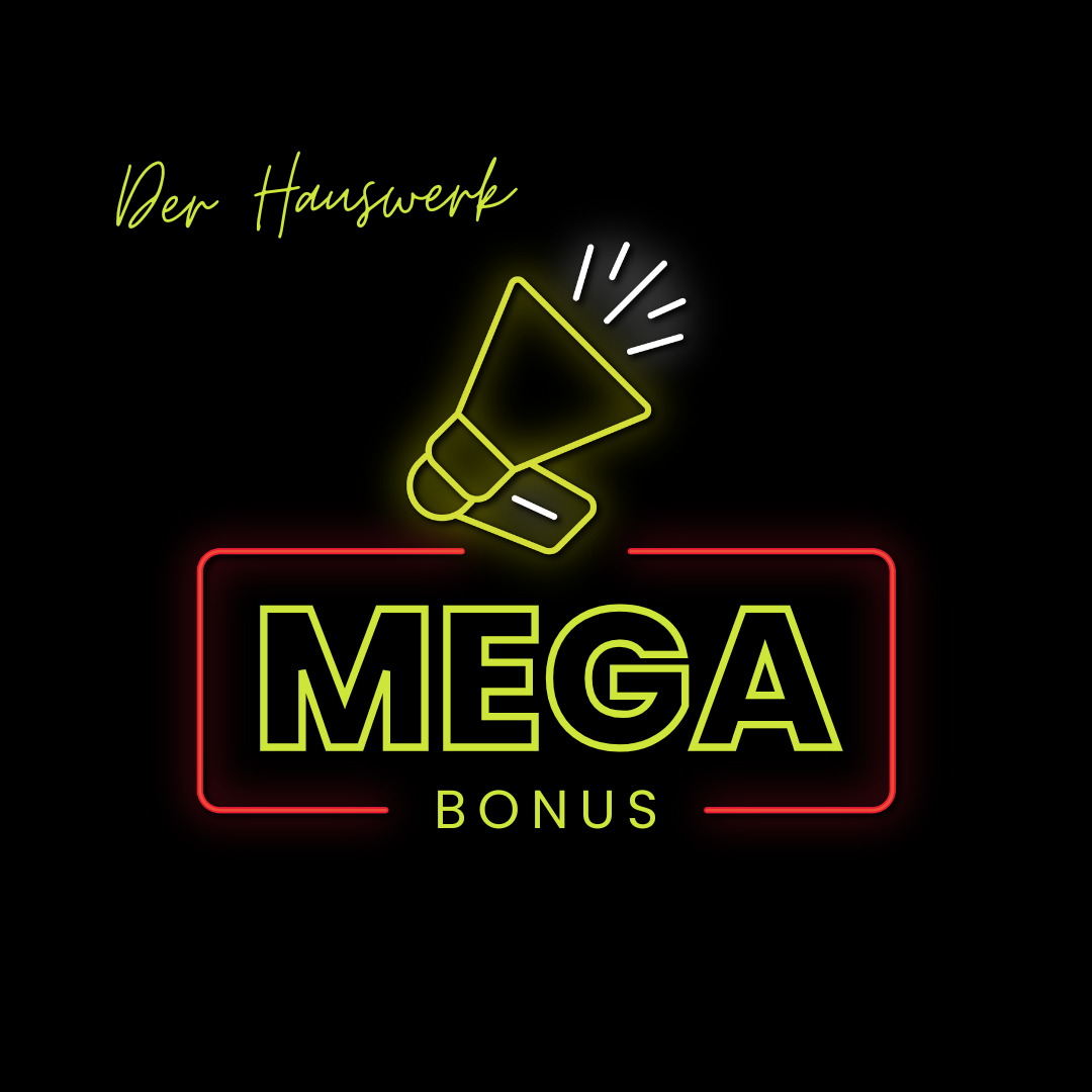 Mega Bonus für Newsletter