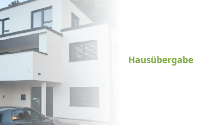 Hausübergabe in Thüringerberg