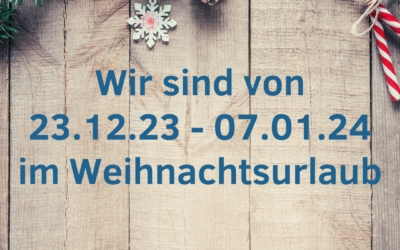 Weihnachtsurlaub