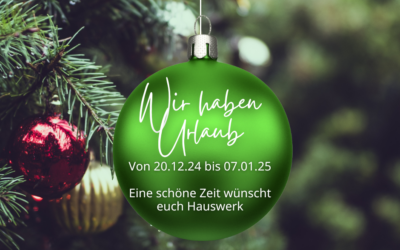 Weihnachtsurlaub